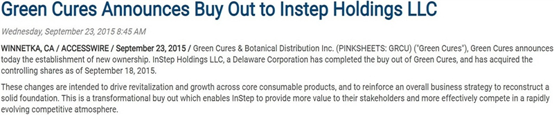 David Osegueda's Company Green Cures